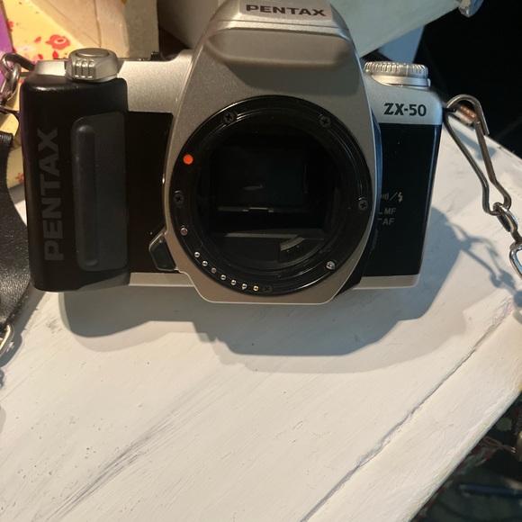Pentax Silver and Black Digital Camera - Picture 1 of 9